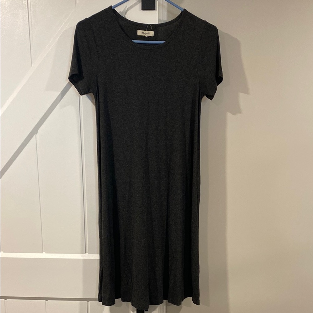 Madewell gray  Midi Dress